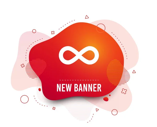Limitless sign icon. Infinity symbol. Vector — Stock Vector