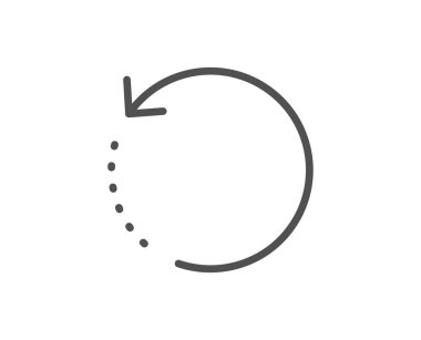 Kurtarma bilgi satırı simgesi. Yedekleme veri işareti. Bilgileri geri yükleyin. Vektör