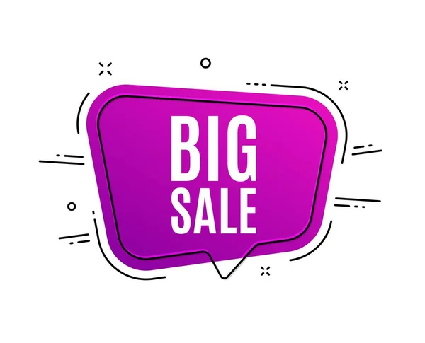 Big Sale. Special offer price sign. Vector — Stock Vector