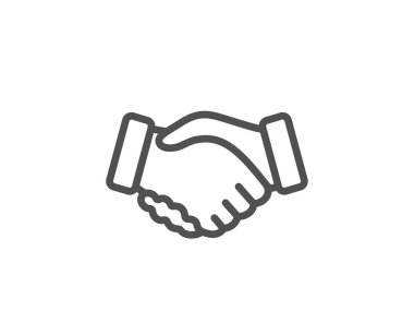 El sıkışma çizgisi simgesi. El hareketi işareti. Vektör