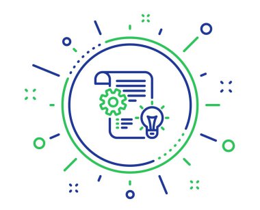 Gizli tekerlek çizgisi simgesi. Mühendislik aleti işareti. Vektör