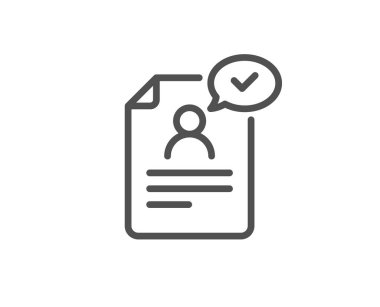 Belge satırı simgesini devam ettirin. Sözleşme başvuru işareti. Anlaşma dosyası. Vektör