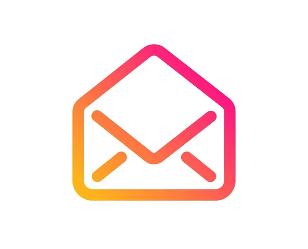 Mail-Symbol. Nachrichtenkorrespondenzzeichen. Vektor — Stockvektor