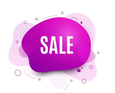 Satış sembolü. Özel teklif fiyat işareti. Vektör