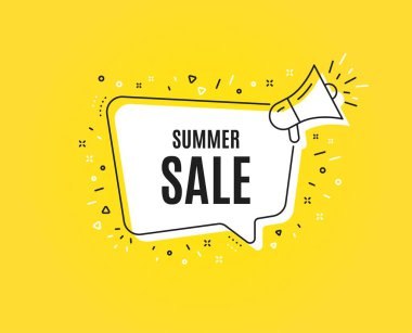 Yaz İndirimi. Özel teklif fiyat işareti. Vektör