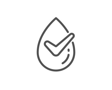 Dermatolojik olarak test edilmiş çizgi simgesi. Organik onaylı tabela. Sentetik yok. Vektör