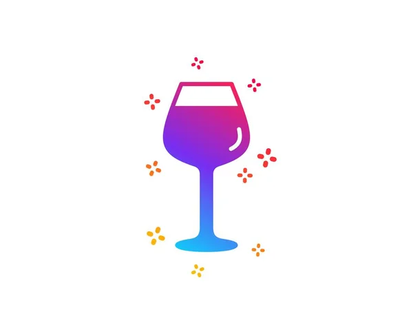 Wine glass icon. Bordeaux glass sign. Vector — Stock Vector