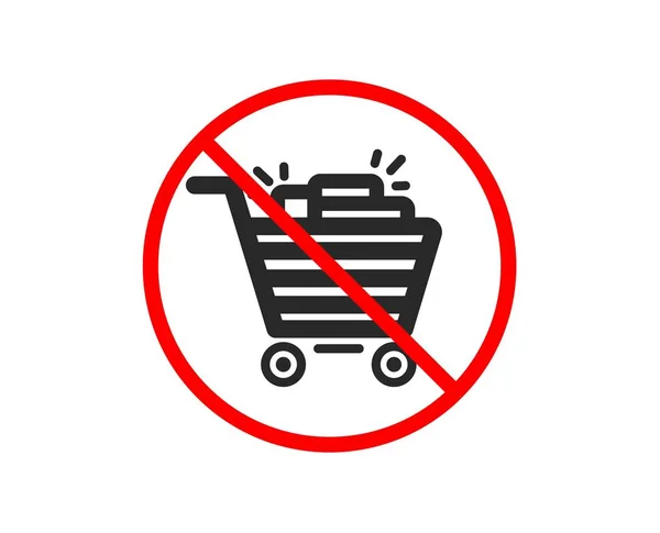 Shopping cart icon. Sale Marketing symbol. Vector — Stock Vector