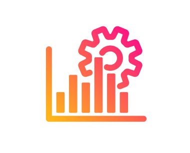 Seo grafik simgesi. Arama motoru optimizasyonu işareti. Vektör