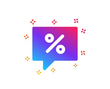 Alışveriş konuşma kabarcık simgesi. Özel teklif. Vektör