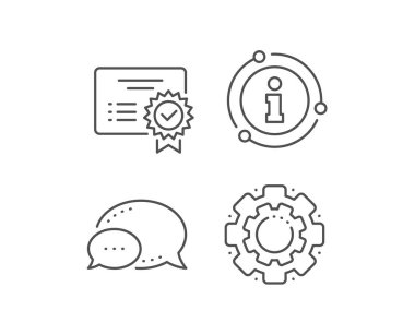 Sertifika satırı simgesi. Doğrulanmış belge işareti. Vektör