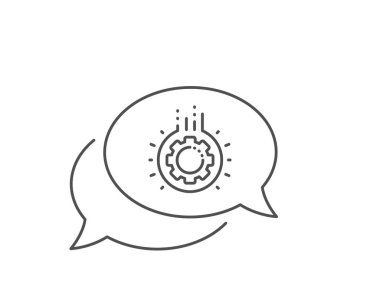 Vites çizgisi simgesi. Takım çalışması teker işareti. Çalışma süreci. Vektör