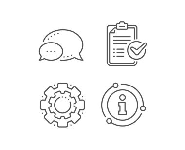 Anket Denetim Listesi satır simgesi. Rapor işareti. Vektör