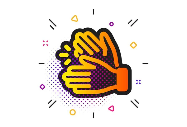 Clapping hands icon. Clap sign. Vector