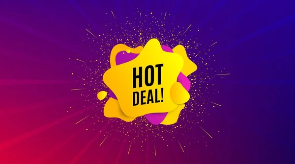 Hot deal symbol. Special offer price sign. Vector — Stock Vector