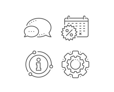 Takvim iskontoları satır simgesi. Satış alışveriş işareti. Vektör