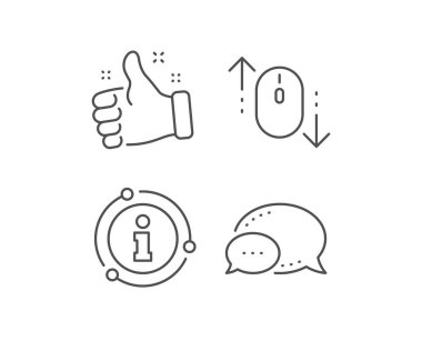 Fare çizgisi simgesini aşağı kaydırın. Kaydırma ekran işareti. Sayfayı kaydırın. Vektör