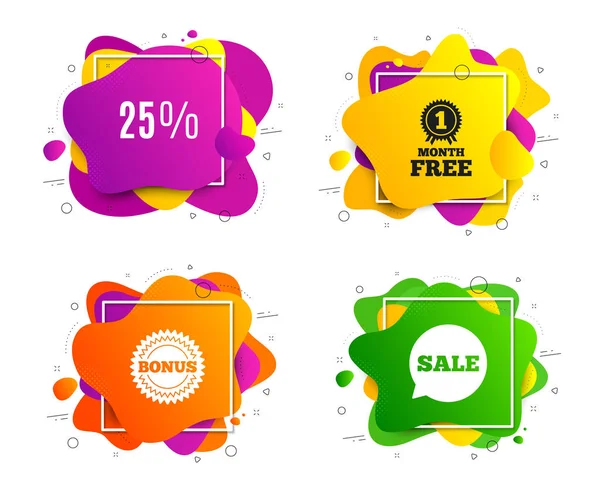 25% off Sale. Discount offer price sign. Vector — Stock Vector