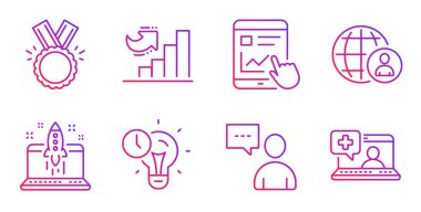 Büyüme grafiği, Uluslararası işe alım ve start iş simgeleri