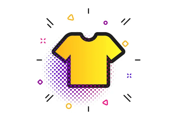 Icono de signo de camiseta. Símbolo de ropa. Vector — Vector de stock