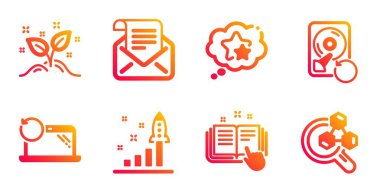 Teknik dokümantasyon, Geliştirme planı ve Başlangıç kavramı simgeleri ayarlandı. Vektör