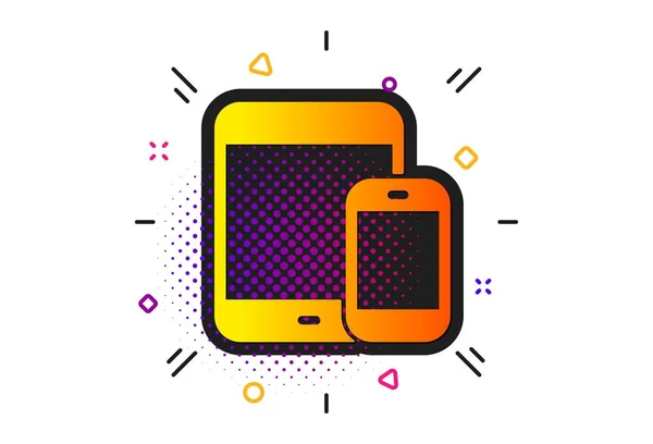 Mobile Devices icon. Smartphone, Tablet PC. Vector — Stock Vector