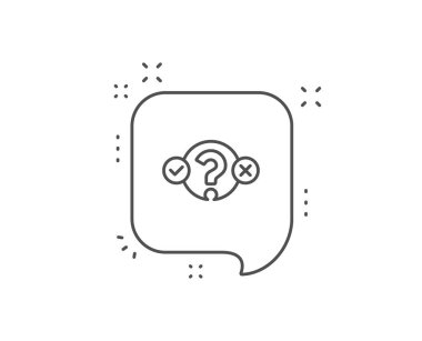 Test test satırı simgesi. Yanıt işaretini seçin. Vektör