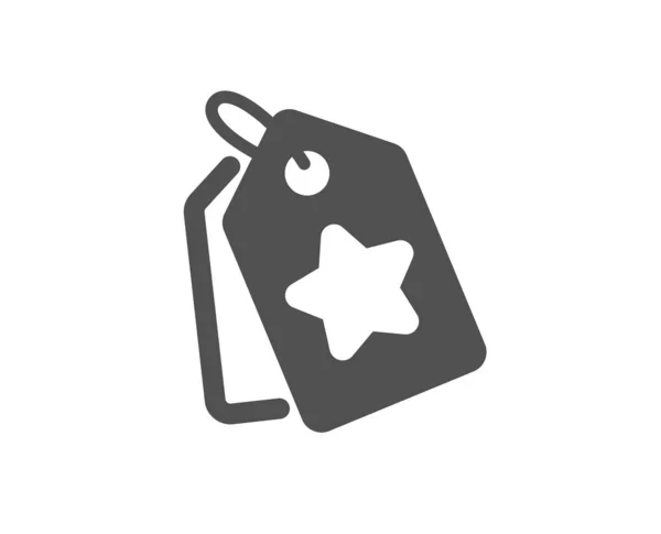 Loyalty star tags icon. Bonus points. Discount program. Vector — Stock Vector