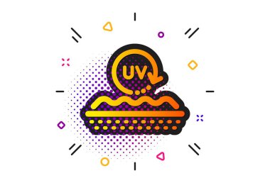 Uv koruma kremi simgesi. Cilt bakım işareti. Kozmetik losyon. Vektör