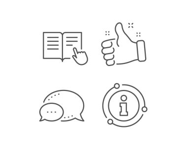 Talimat Kitap satırı simgesi. Eğitim sembolü. Vektör