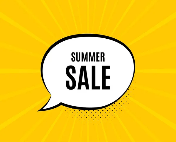 Summer Sale. Special offer price sign. Vector — Stock Vector