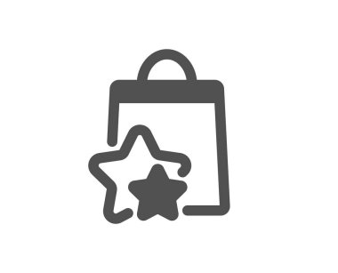 Sadakat puanları simgesi. Bonus çantalar. İndirim programı. Vektör