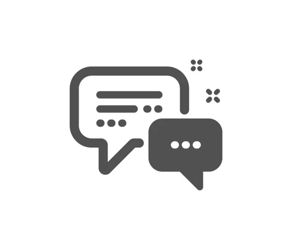 Werknemers Messenger icoon. Toespraak bubble teken. Chat bericht. Vector — Stockvector