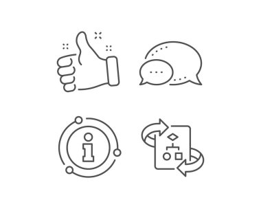 Teknik algoritma satır simgesi. Proje belgeleri işareti. Vektör