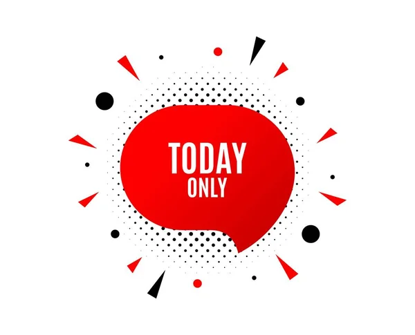 Today only sale symbol. Special offer sign. Vector — Stock Vector