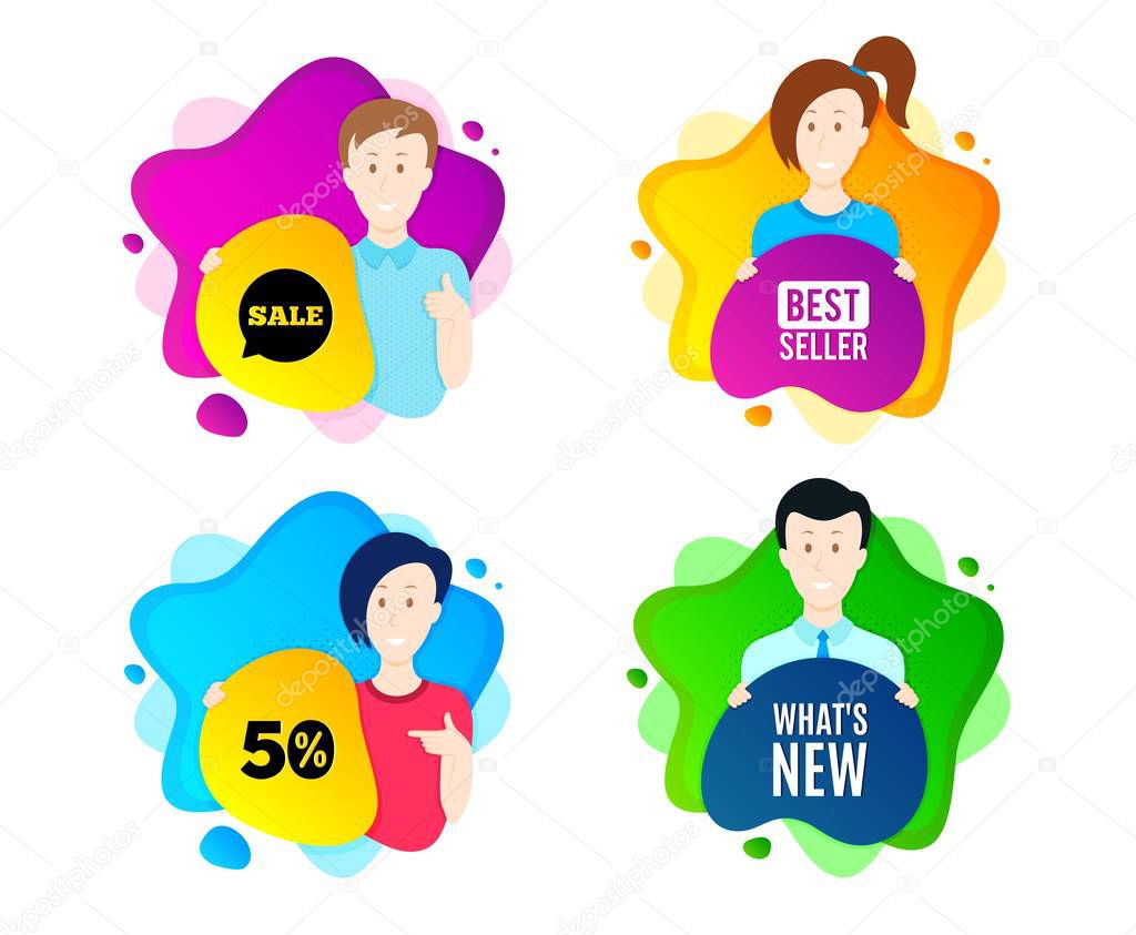 Whats new symbol. Special offer sign. Vector