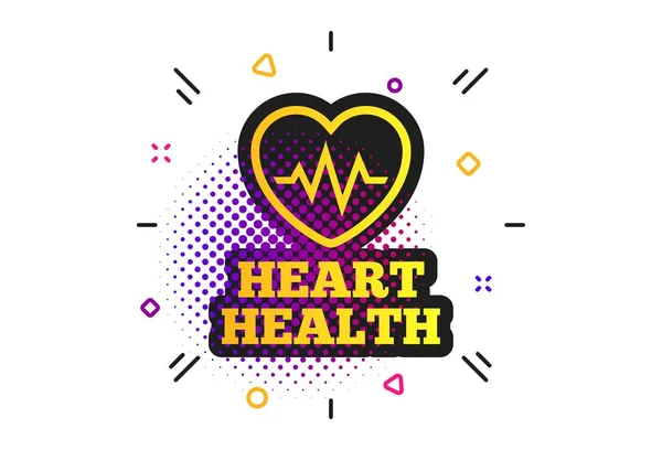 Heartbeat sign icon. Cardiogram symbol. Vector — Stock Vector