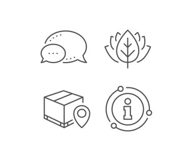 Parsel izleme satırı simgesi. Teslimat takibi. Vektör