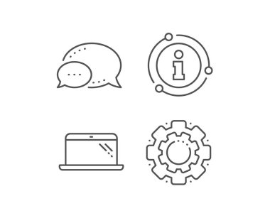 Dizüstü satır simgesi. Mobil bilgisayar aygıt işareti. Vektör