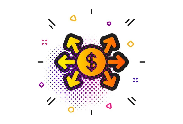 Dollar Exchange icoon. Betalings teken. Vector — Stockvector