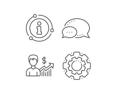 İş sonuçları satırı simgesi. Dolar işareti. Vektör