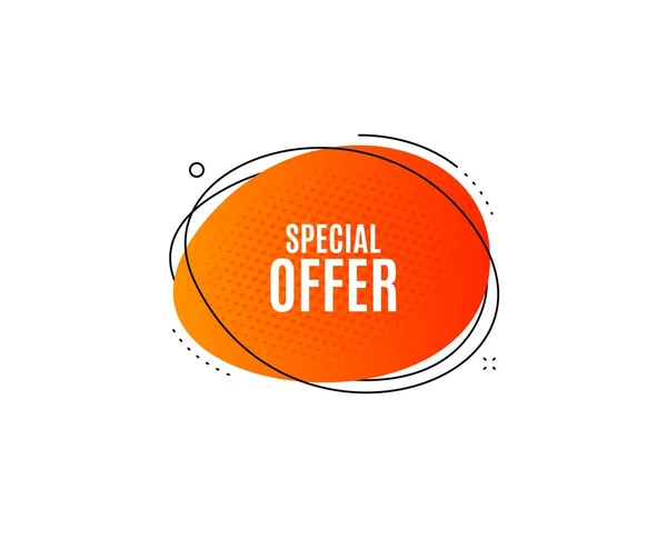 Special offer symbol. Sale sign. Vector — Stock Vector