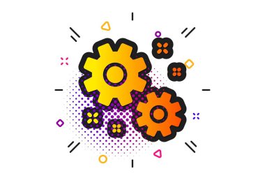 Çalışma simgesi. İş yönetimi işareti. Vektör