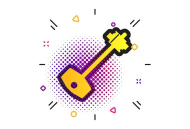 Anahtar işareti simgesi. Araç simgesine kilidini. Vektör