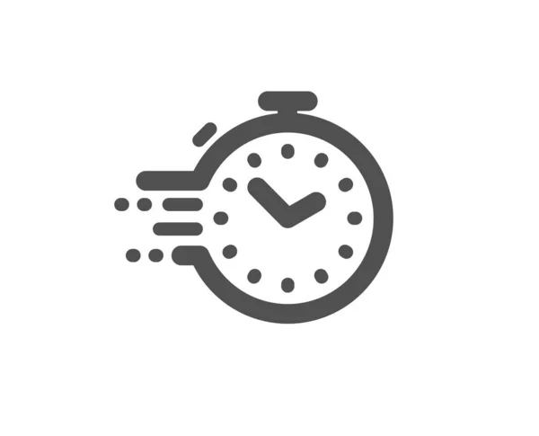 Icona del timer. Segnale di gestione del tempo. Cronometro. Vettore — Vettoriale Stock