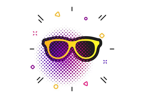 Icono de signo de gafas retro. Símbolo de marco de gafas. Vector — Archivo Imágenes Vectoriales