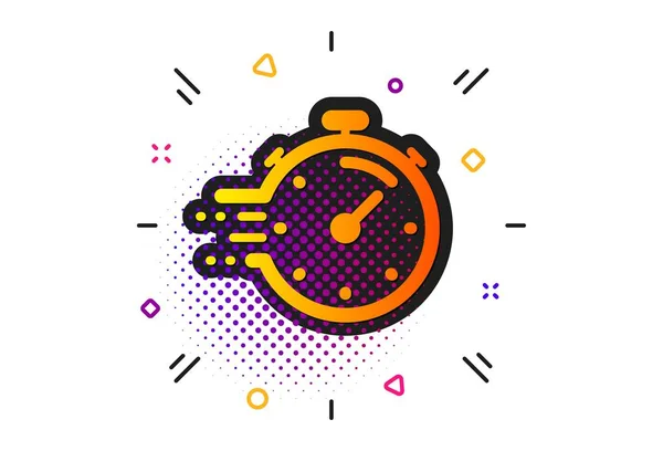 Timer pictogram. Tijd management teken. Stopwatch. Vector — Stockvector