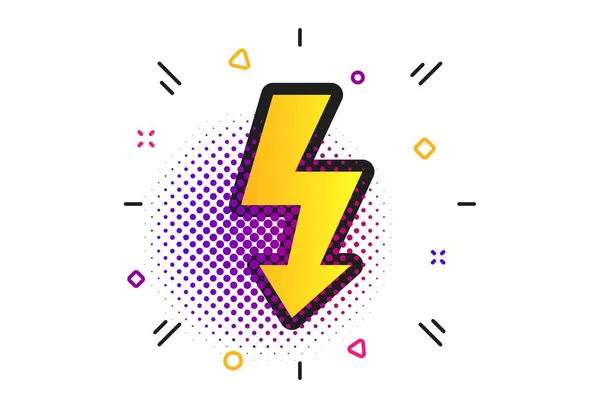 Photo flash sign icon. Lightning symbol. Vector — Stock Vector