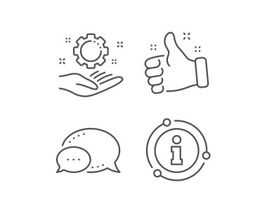 Çalışan el satırı simgesi. İş dişli işareti. Geliştirme çarkı. Vektör