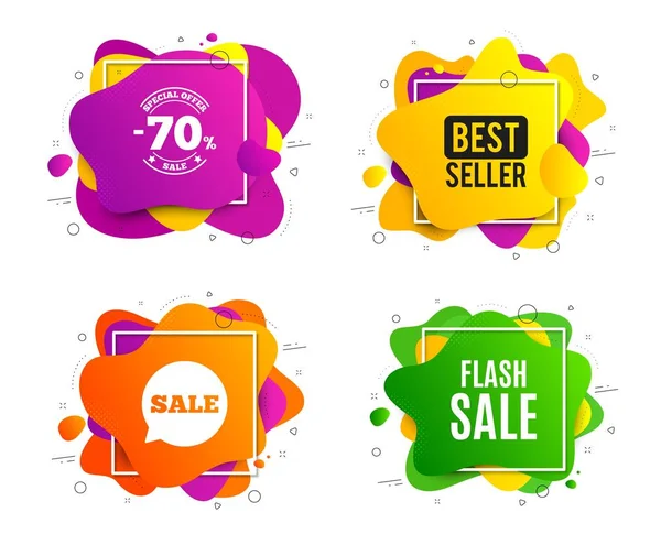 Flash-verkoop. Speciale aanbieding prijs teken. Vector — Stockvector